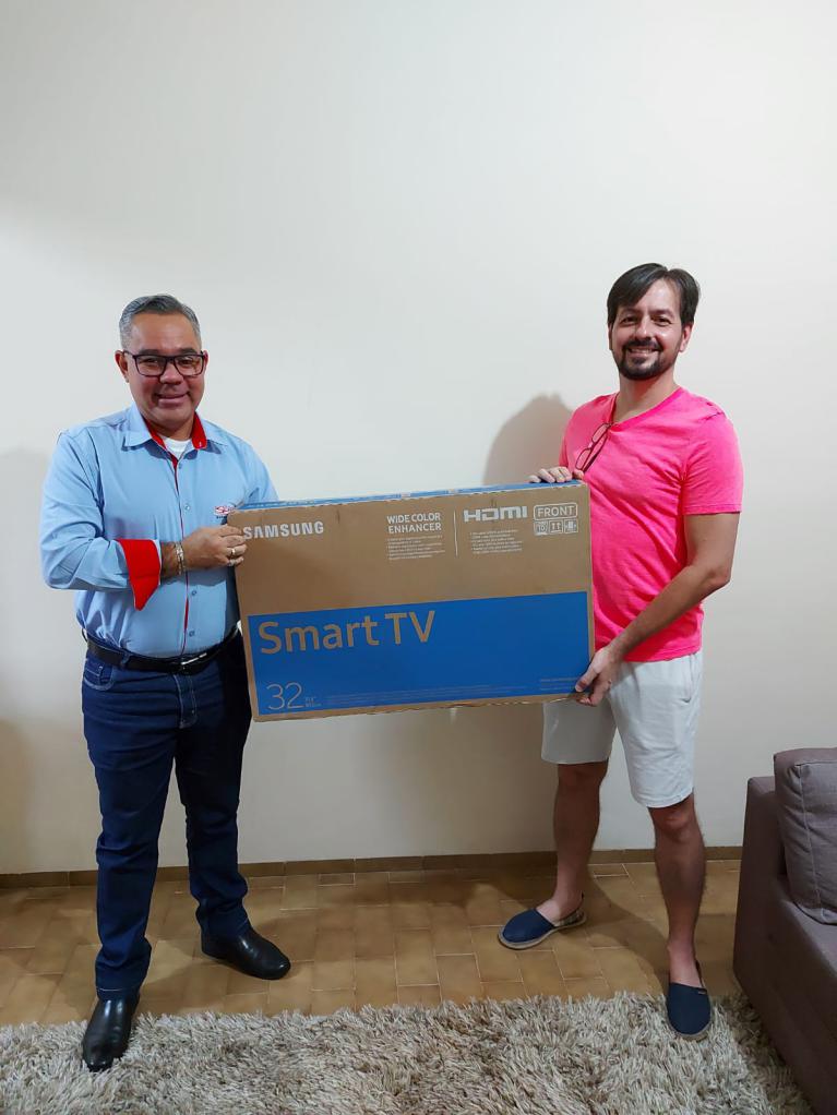 João Paulo Martins Pereira- Smart TV; Laudo Hiraoka - Voucher Viagem - BB GUAIRA